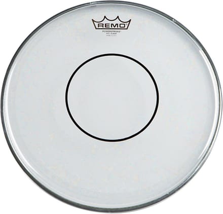 Remo Powerstroke 77 Clear 14", Dot, Tom + Snare Batter - Snare drumvel