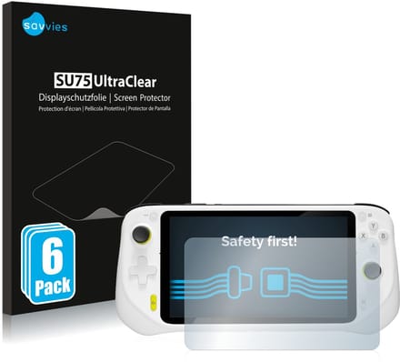 Savvies - Screenprotector voor Logitech G Cloud - Folie Beschermfolie transparant 6 Stuks