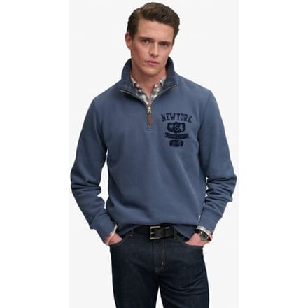 Sweatshirt half-zip ton-sur-ton Superdry