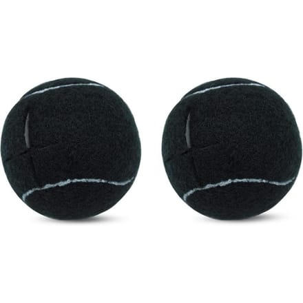 2 PIÈCES Boules de Tennis pour Rollator Pré-coupées Pour Pieds de Meubles et Protection de Sol Pad en Feutre Robuste Longue Durée black