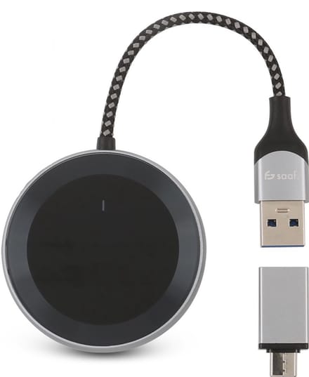 Universele Dongle - Draadloos - USB-C + USB-A - Verbind Automatisch - Saaf D200 Plus