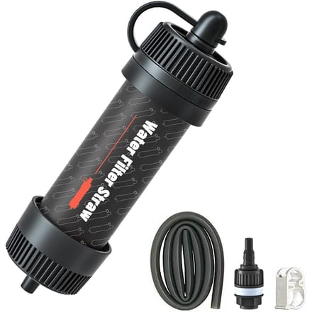 Waterfilterstro Outdoor draagbare waterzuiveraar Overlevingsuitrusting voor kamperen Wandelen Backpacken