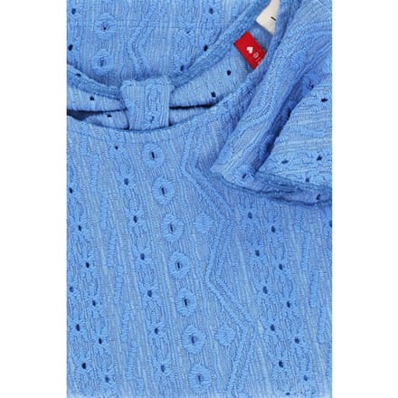 LOOXS Little Meisjes blouse - Maat 98 in de kleur Blauw van 98% polyester 2% elastane - 2512-7135-185