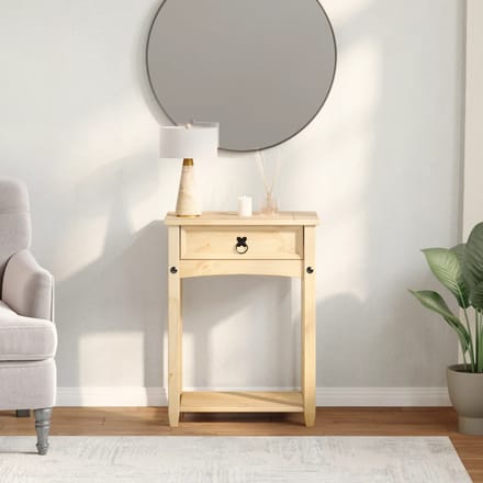vidaXL - Wandtafel - Corona - 55x35x73 - cm - massief - grenenhout