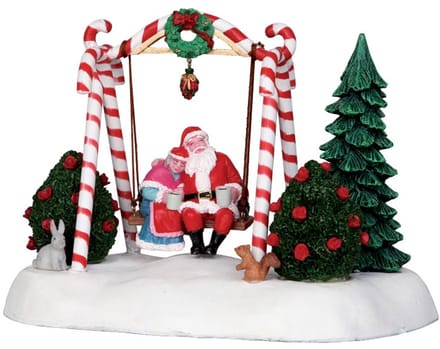 Lemax - Santa Swing -  B/o (4.5v) - Kersthuisjes & Kerstdorpen