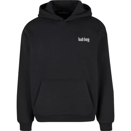 Mister Tee - Bad Boy EMB Fluffy Hoodie/trui - S - Zwart