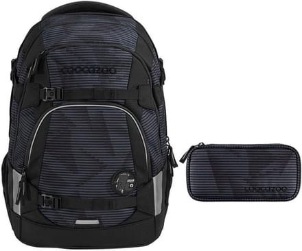 Set van 2 Schooltassen voor Middelbare School - Ergonomische Rugzak en Opbergdoos