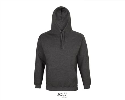 SOL'S Unisex Condor Hooded Sweatshirt L03815 - Charcoal Melange - M