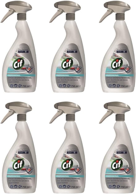 Desinfectiemiddel Cif Ethades plus 750ml - 6 stuks