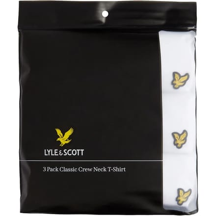 Lyle & Scott Basic 3 pack t-shirt - white