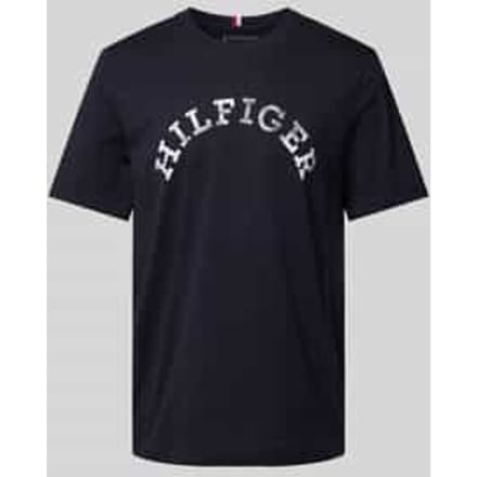 T-shirt met labelprint