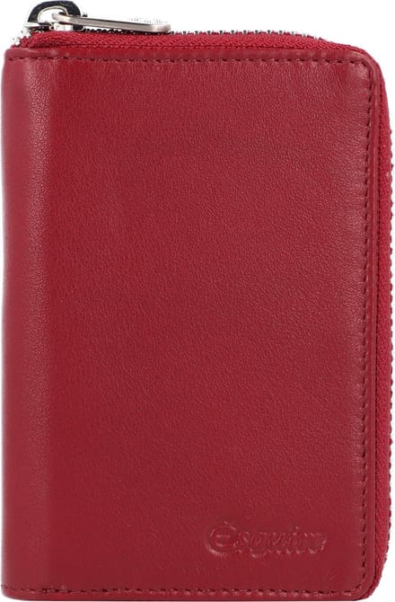 Esquire Oslo Nappa Portemonnee RFID Leer 8 cm - Dames - Staand formaat - rot