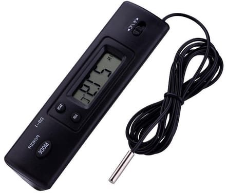 Digitale LCD Temperatuurmeter met Draadloze Sensor en Groot Display voor Koelkastgebruik