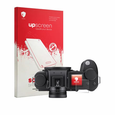 upscreen - Screenprotector voor Leica SL3-P (Schouderdisplay) - Folie Beschermfolie transparant