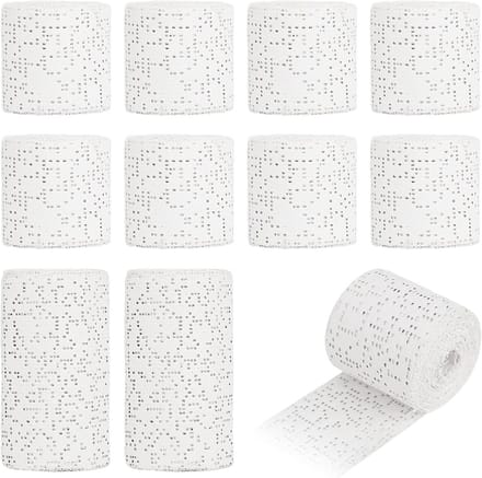10 Rollen Gipsdoek Strips voor Knutselen, Modelbouw en Mallen - Sneldrogend en Huidvriendelijk