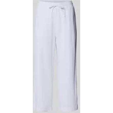 wide leg broek met elastische band model 'Lava'