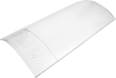 Dakpaneel Golfplaat - Transparant Dakraam - Tuin Overkapping - Gebogen Profiel - 40 x 21 cm - Transparant
