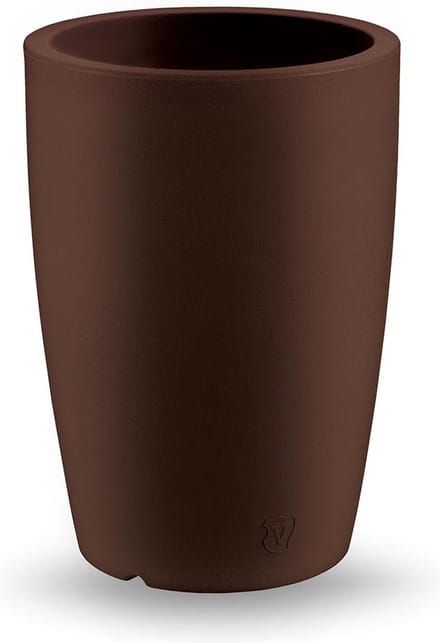 VECA - Bloempot Genesis, rond, H50 cm, bruin