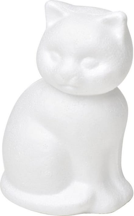 piepschuim kat, diameter 24cm