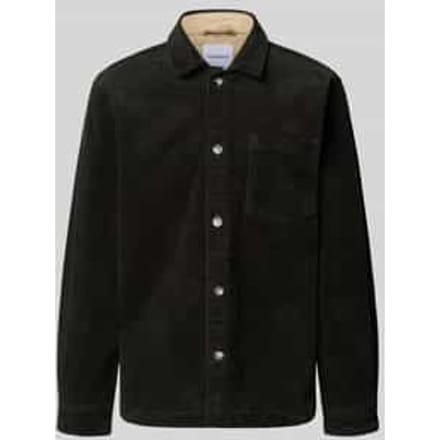 Modern fit overhemdjack met borstzak, model 'Superflex'