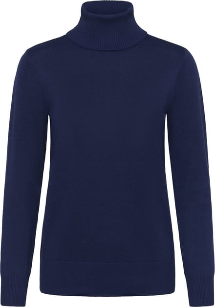 Saint Tropez J2046, MilaSZ Rollneck Pullover Dames Trui - Navy Peony