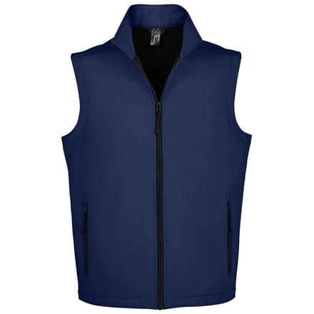 SOLS Heren Race Softshell Body Warmer (Franse marine)