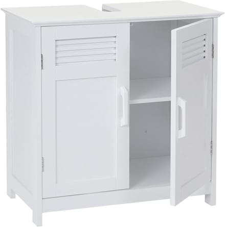 Badmeubel MCW-A85, badkamermeubel 60x60x30cm ~ wit