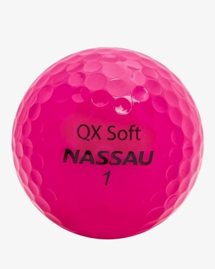 QX Soft Nassau Golfbal – Hoge Elasticiteit – 3 Stuks – Premium Kwaliteit
