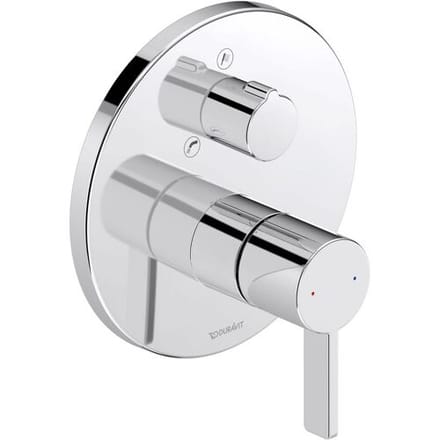 Duravit D-Neo single lever bath mixer UP, with diverter valve DE5210018010