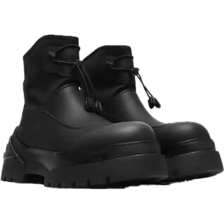 Nieuwe Heren Retro High-top Verhogende Dikke zool Buitenfunctie Wind Elastisch Elastisch Platform Laarzen 41 black