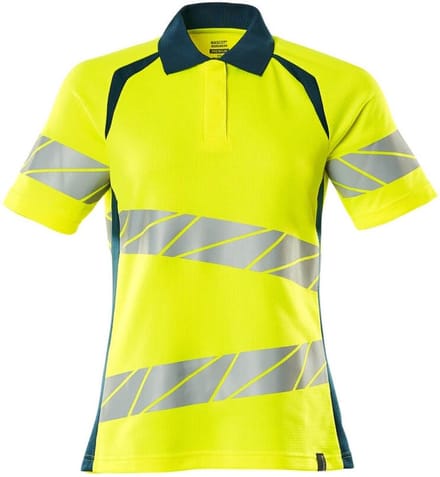 Mascot Accelerate Safe Poloshirt 19093-771 - hi-vis geel/donkerpetrol - S