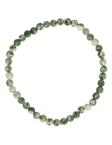 Agaat boom kralenarmband 4 mm