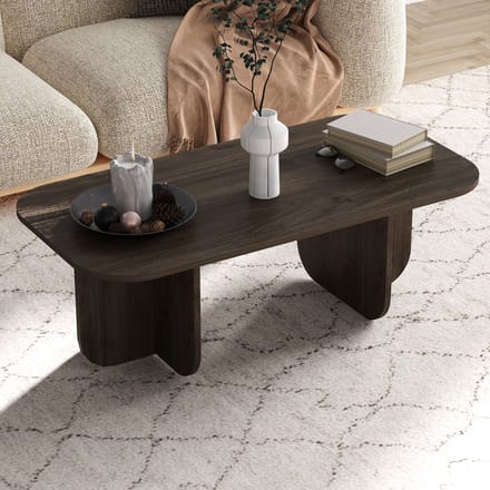 Skye Decor Coffee Tafel – Walnoot - 100% melamine gecoat spaanplaat 120 x 42 x 60