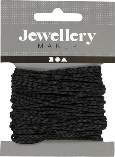 CC Macramé Koord 2 mm Zwart 8 m