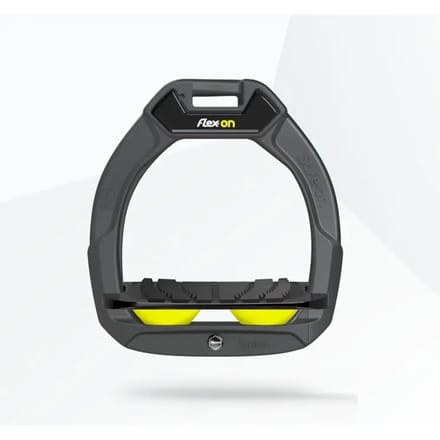 Veiligheidsjockies rijzweken Schuin Grip Antraciet/Zwart/Geel kinder Flex-On Safe-On