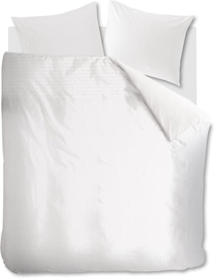Beddinghouse Plisado Dekbedovertrek - Tweepersoons - 200x200/220 cm - White