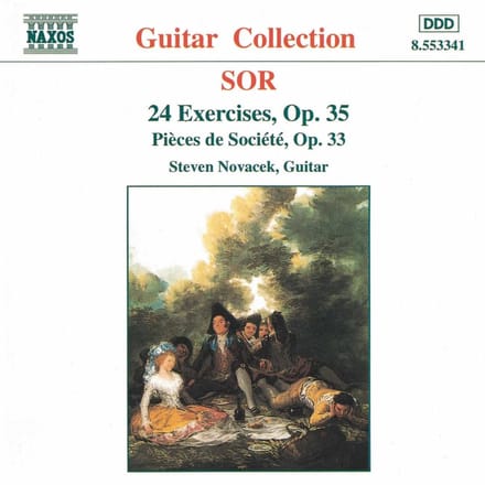 Steven Novacek - Sor: Society Pieces Op. 33 | 24 Exercise (CD)