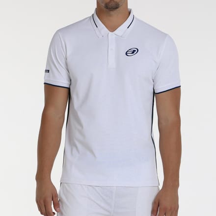 Bullpadel Leiro 25V Polo Heren-Wit