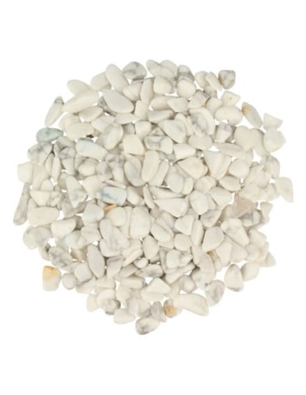 Howliet wit 100 gr. trommelstenen (mt1)