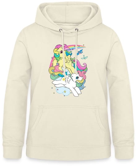 My Little Pony Retro Pony's Met Gekleurde Manen Hoodie Dames