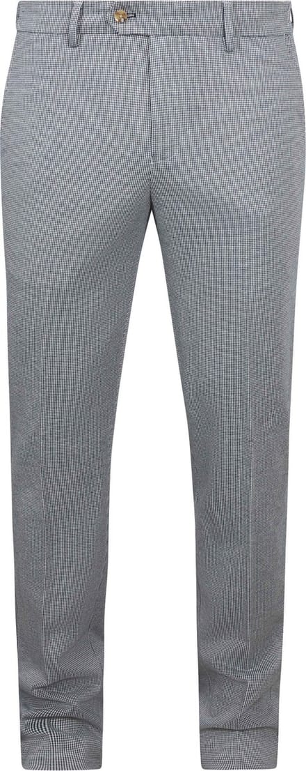 Suitable Das Pantalon Houndstooth Donkerblauw (navy) - Maat 48 - Heren