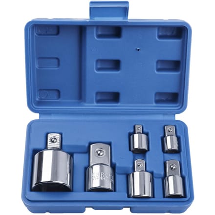 6-delige set conversiehuls slagdopsleutel converter universele gewricht dopsleuteladapter slagmoersleutel 6 Pcs