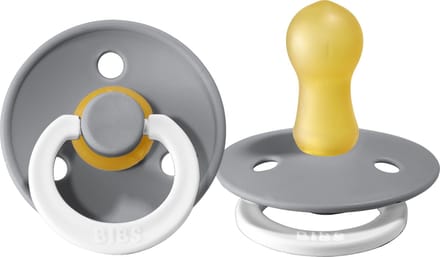 BiBs Glow In The Dark Fopspeen - Rond - 6-18 Mnd - Cloud
