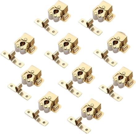 Magneetsluiting Kastdeur - Deurstopper Greep - Meubels Bevestigen - Vergrendelingssysteem - 10 Stuks - Goud