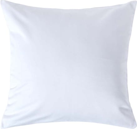 Homescapes Luxe Satijn Kussensloop 40x40 cm – Wit – 100% Egyptisch Katoen – Draaddichtheid 1000