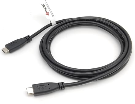 USB-kabel 2 meter USB 2.0 USB C Zwart