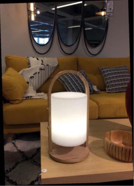 Oplaadbare Lamp LED RGB hout design 37 cm - Funnylights Fearow