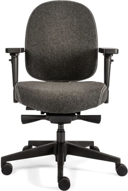 Sit And Move Therapod X Compact - Donkergrijs Wolvilt - Bureaustoel