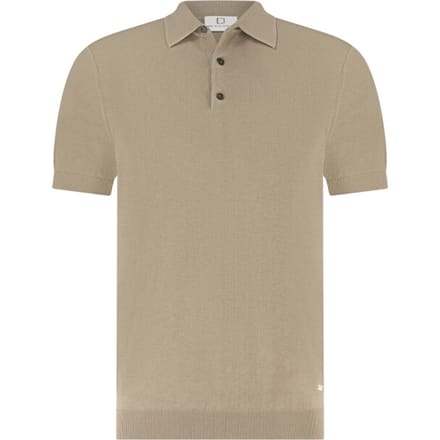 Born With Appetite poloshirt korte mouw bruin