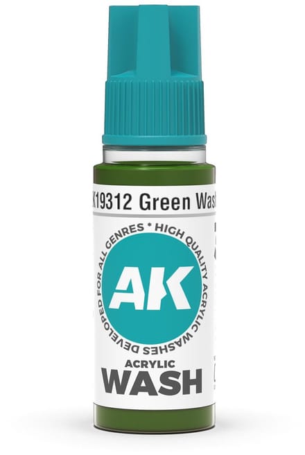 AK 3rd Gen Acrylics: Green Wash (18ml)